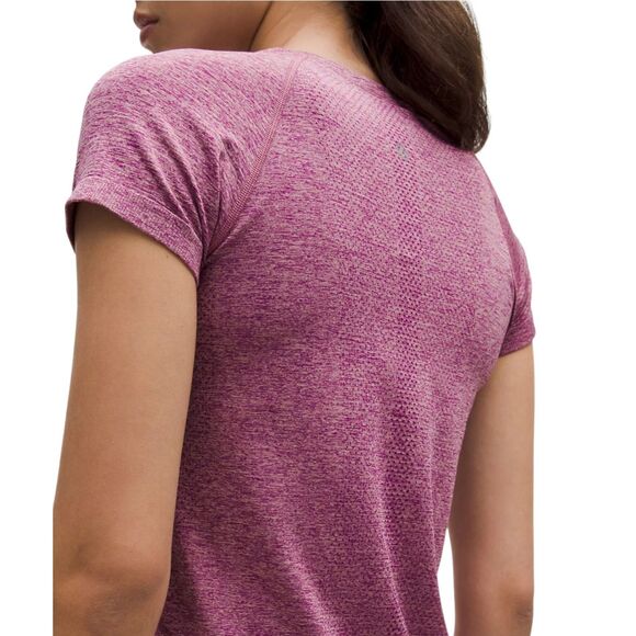 Lululemon Swiftly Tech Short-Sleeve Shirt 2.0 *Waist Length *Grape/Pink Haze - Picture 5 of 8
